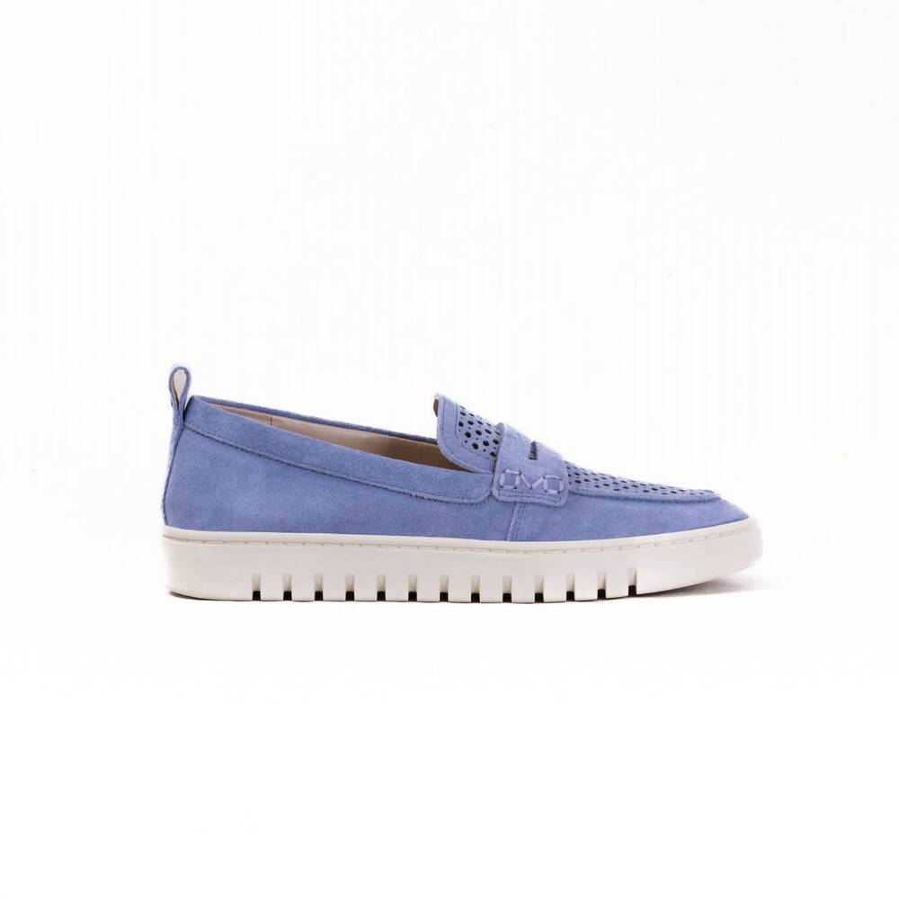 NEW VIONIC women's uptown perforated loafer in pacific blue